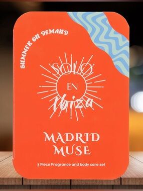 NEW! Solo En Ibiza Madrid Muse Travel 3pc Gift Set